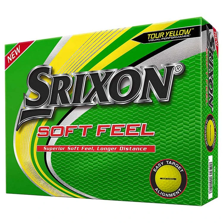 Srixon Soft Feel Golf Balls - Yellow 1 Srixon Soft Feel Golf Balls - Yellow