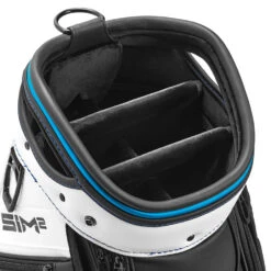Taylormade SIM2 Tour Staff Golf Bag -Golf Sales Store 2021 tour staff bag white blue 4