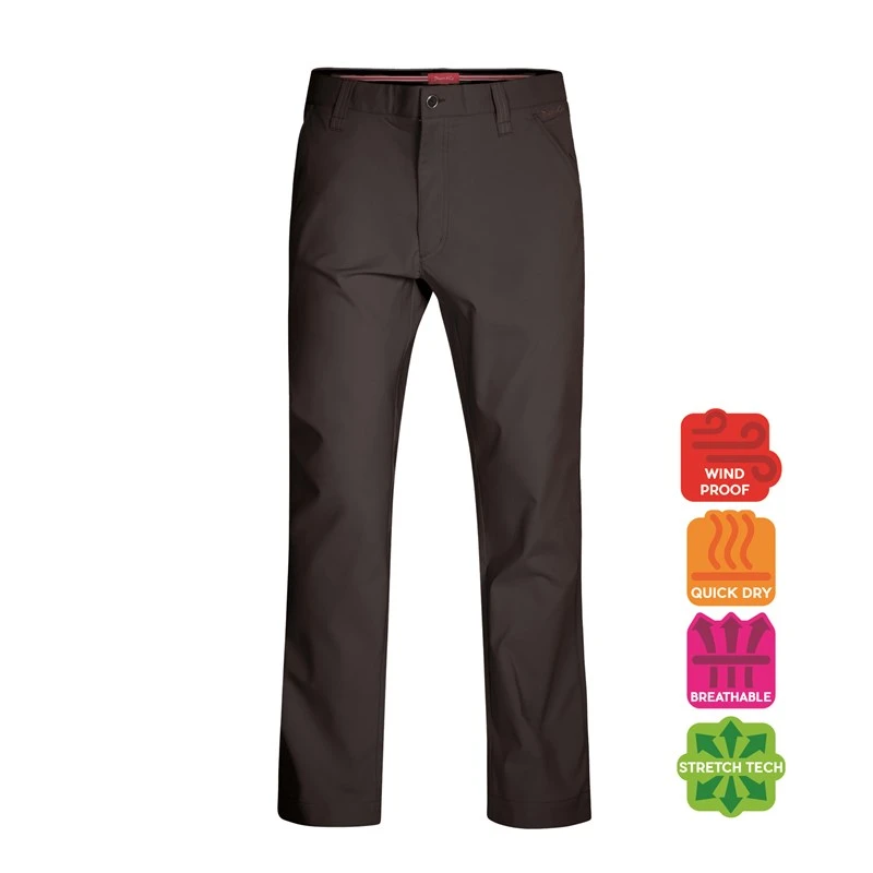 Dwyers & Co Lined Micro Tech Trousers Black 2 Dwyers & Co Lined Micro Tech Trousers Black - Image 2