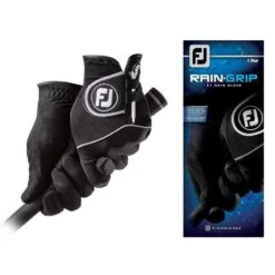 FootJoy RainGrip Ladies Golf Gloves Black (Pair Pack)   -Golf Sales Store 28366 2