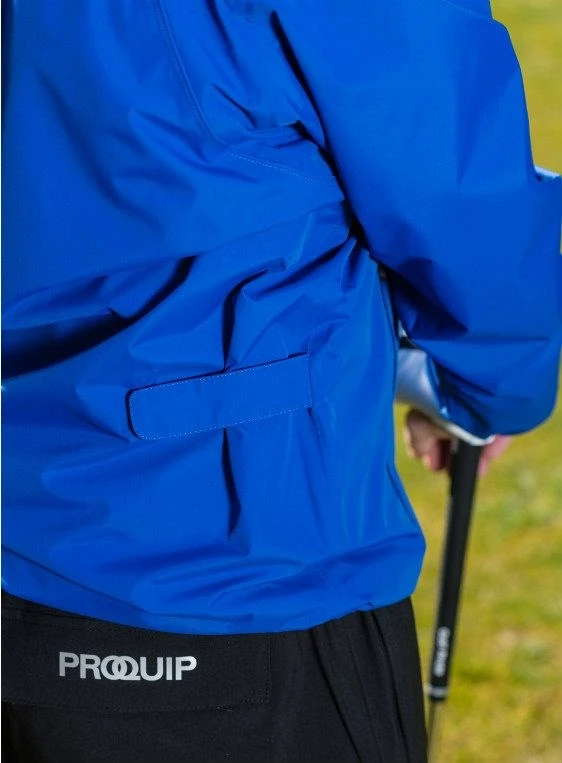 Proquip Tempest Waterproof Golf Jacket Blue 2 Proquip Tempest Waterproof Golf Jacket Blue - Image 2