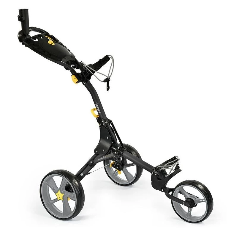 ICart Compact Evo Push Trolley Black/Slate Grey 1 ICart Compact Evo Push Trolley Black/Slate Grey
