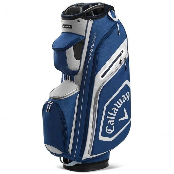 Callaway 2021 Chev 14+ Golf Cart Bag Navy/Silver 1 Callaway 2021 Chev 14+ Golf Cart Bag Navy/Silver