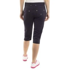 Green Lamb Ladies Tasha Pedal Pushers Navy   -Golf Sales Store 31394 2