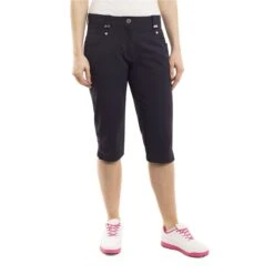 Green Lamb Ladies Tasha Pedal Pushers Navy   -Golf Sales Store 31394 3