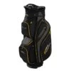 Powakaddy DLX-Lite Edition Golf Cart Bag Black/Titanium/Yellow  