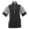 FootJoy HyrdoLite V2 Short Sleeve Rain Shirt Black Grey  