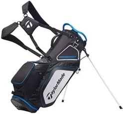 TaylorMade Pro 8.0 Stand Bag Black/White/Blue