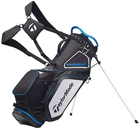TaylorMade Pro 8.0 Stand Bag Black/White/Blue 1 TaylorMade Pro 8.0 Stand Bag Black/White/Blue
