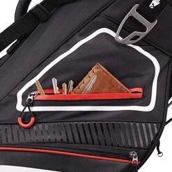 TaylorMade Pro 8.0 Stand Bag Black/White/Red 7 TaylorMade Pro 8.0 Stand Bag Black/White/Red -Golf Sales Store 32937 2