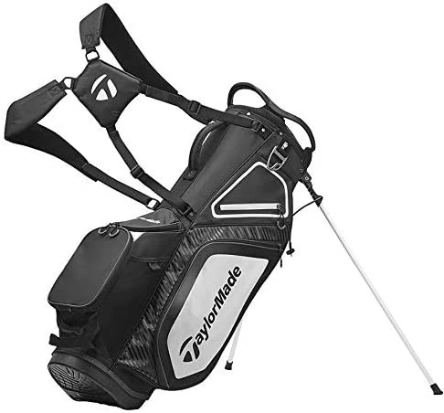 TaylorMade Pro 8.0 Stand Bag Black/White/Charcoal 1 TaylorMade Pro 8.0 Stand Bag Black/White/Charcoal