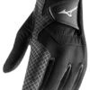 Mizuno ThermaGrip Black Golf Gloves (Pair Pack)  