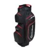 TaylorMade TM21 StormDry Waterproof Black/Red Cart Bag  
