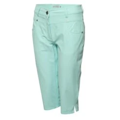 Green Lamb Ladies Maureen Spot Pedal Pushers Turquoise  