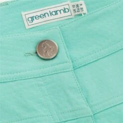Green Lamb Ladies Maureen Spot Pedal Pushers Turquoise   -Golf Sales Store 35111 6