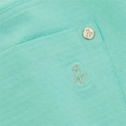 Green Lamb Ladies Maureen Spot Pedal Pushers Turquoise   -Golf Sales Store 35111 8