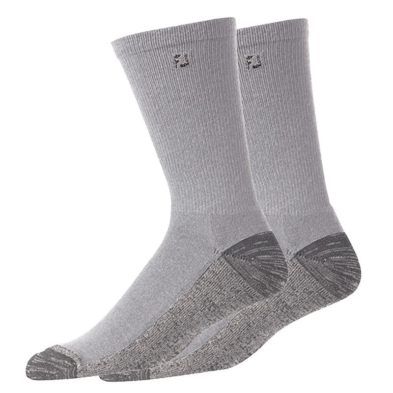 FootJoy Pro Dry Crew Golf Socks Grey 2 FootJoy Pro Dry Crew Golf Socks Grey - Image 2