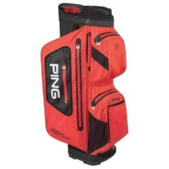 Ping Pioneer Monsoon Waterproof Golf Cart Bag Scarlet/Black  