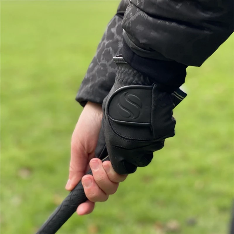 Surprize Shop Left All Weather Elegance Golf Glove Triple Black 2 Surprize Shop Left All Weather Elegance Golf Glove Triple Black - Image 2