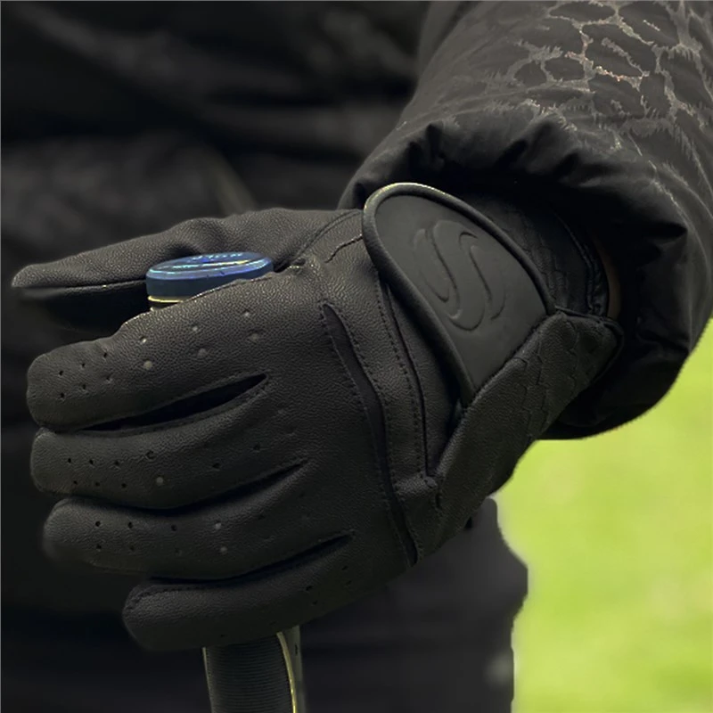 Surprize Shop Left All Weather Elegance Golf Glove Triple Black 3 Surprize Shop Left All Weather Elegance Golf Glove Triple Black - Image 3