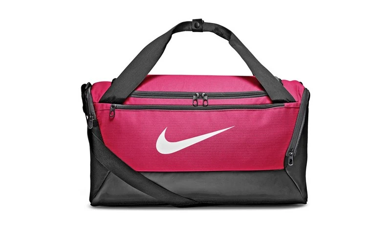 Nike Golf Brasilia Training Duffle Bag Small Rush Pink/Black/White 1 Nike Golf Brasilia Training Duffle Bag Small Rush Pink/Black/White