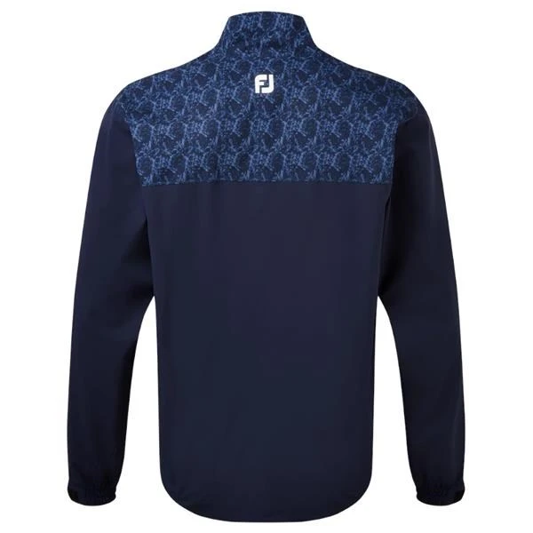 FootJoy HydroLite Rain Jacket Navy/Marble Print 2 FootJoy HydroLite Rain Jacket Navy/Marble Print - Image 2