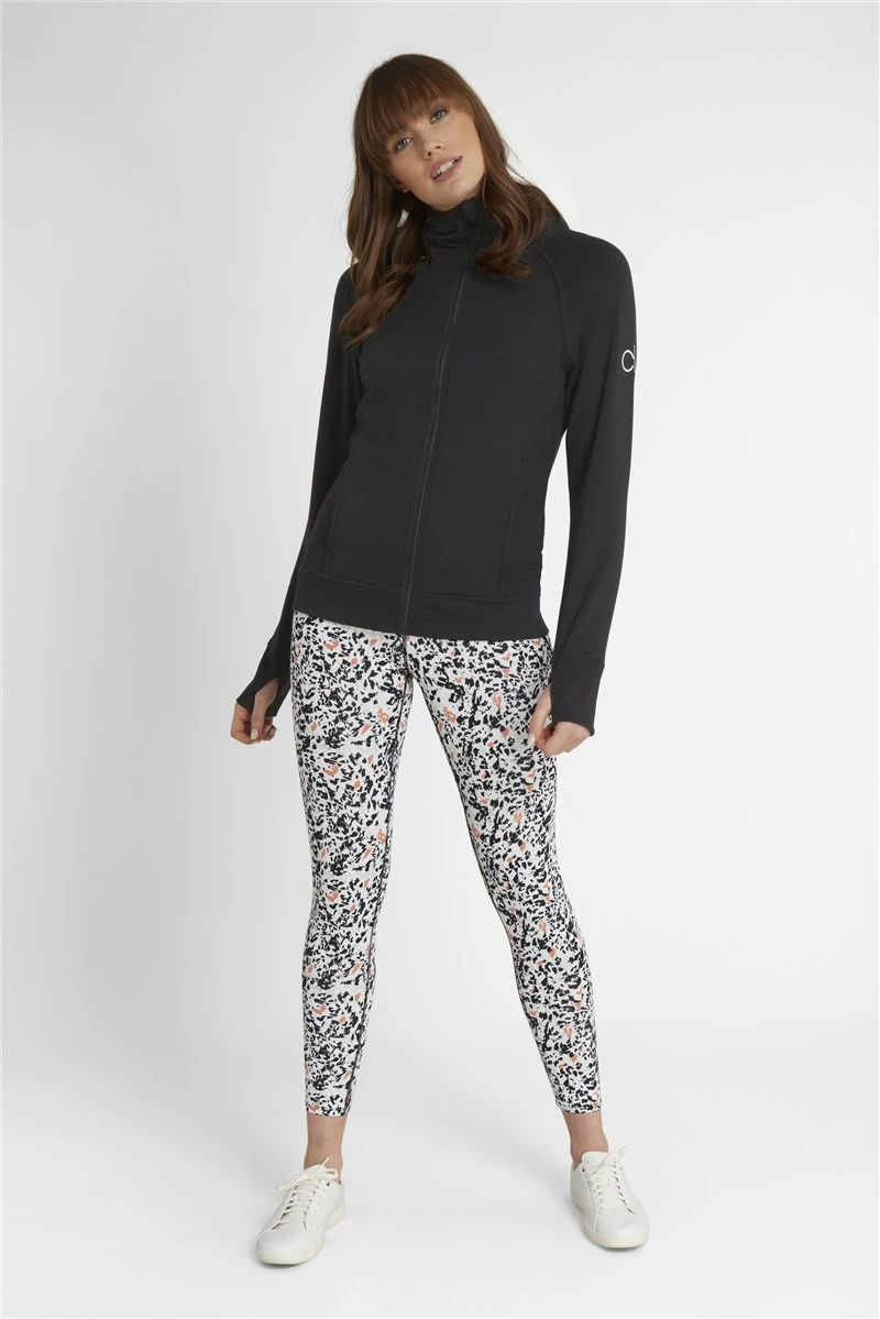 Calvin Klein Golf Ladies Chill Force Full Zip Hoody Black 4 Calvin Klein Golf Ladies Chill Force Full Zip Hoody Black - Image 4