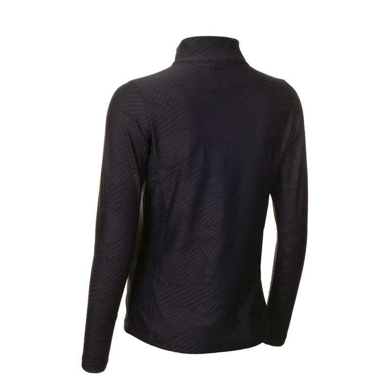 Green Lamb Giovanna Jacquard Zip Neck Top Black From 2 Green Lamb Giovanna Jacquard Zip Neck Top Black From - Image 2