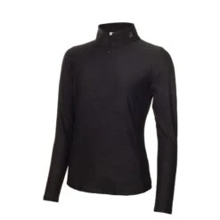 Green Lamb Giovanna Jacquard Zip Neck Top Black From 