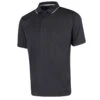 Island Green Back Yoke Detail Polo Shirt Black  