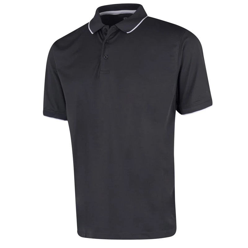 Island Green Back Yoke Detail Polo Shirt Black 1 Island Green Back Yoke Detail Polo Shirt Black