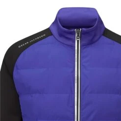 Oscar Jacobson Radstock Full Zip Padded Jacket Admiral Blue/Black   -Golf Sales Store 36847 2