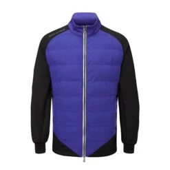 Oscar Jacobson Radstock Full Zip Padded Jacket Admiral Blue/Black  