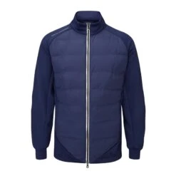 Oscar Jacobson Radstock Full Zip Padded Jacket Navy  