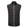 Oscar Jacobson Randal Full Zip Padded Gilet Black  