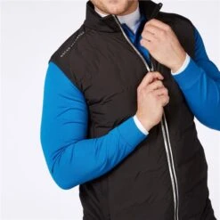 Oscar Jacobson Randal Full Zip Padded Gilet Black 11 Oscar Jacobson Randal Full Zip Padded Gilet Black -Golf Sales Store 36851 4