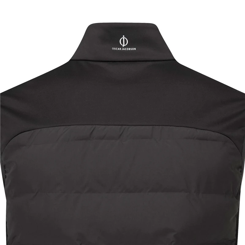 Oscar Jacobson Randal Full Zip Padded Gilet Black 7 Oscar Jacobson Randal Full Zip Padded Gilet Black - Image 7