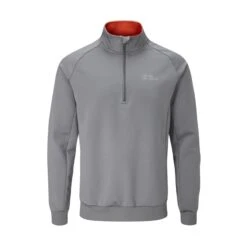 Oscar Jacobson Trent Tour Mid Layer Pewter/Orange Rust