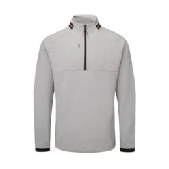 Oscar Jacobson Tarren Mid Layer Light Grey Marl