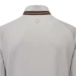 Oscar Jacobson Tarren Mid Layer Light Grey Marl   -Golf Sales Store 36857 6