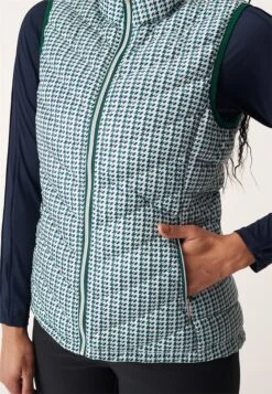 Rohnisch Ladies Skylar Down Vest Multi Teal Houndstooth 7 Rohnisch Ladies Skylar Down Vest Multi Teal Houndstooth -Golf Sales Store 36877 2
