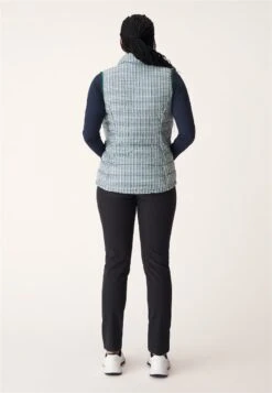 Rohnisch Ladies Skylar Down Vest Multi Teal Houndstooth 9 Rohnisch Ladies Skylar Down Vest Multi Teal Houndstooth -Golf Sales Store 36877 4