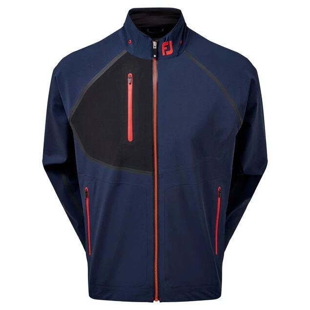 FootJoy HydroTour Waterproof Golf Jacket Navy Black 1 FootJoy HydroTour Waterproof Golf Jacket Navy Black