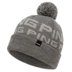 Ping Logo Bobble II Hat Grey Marl/Silver Marl  