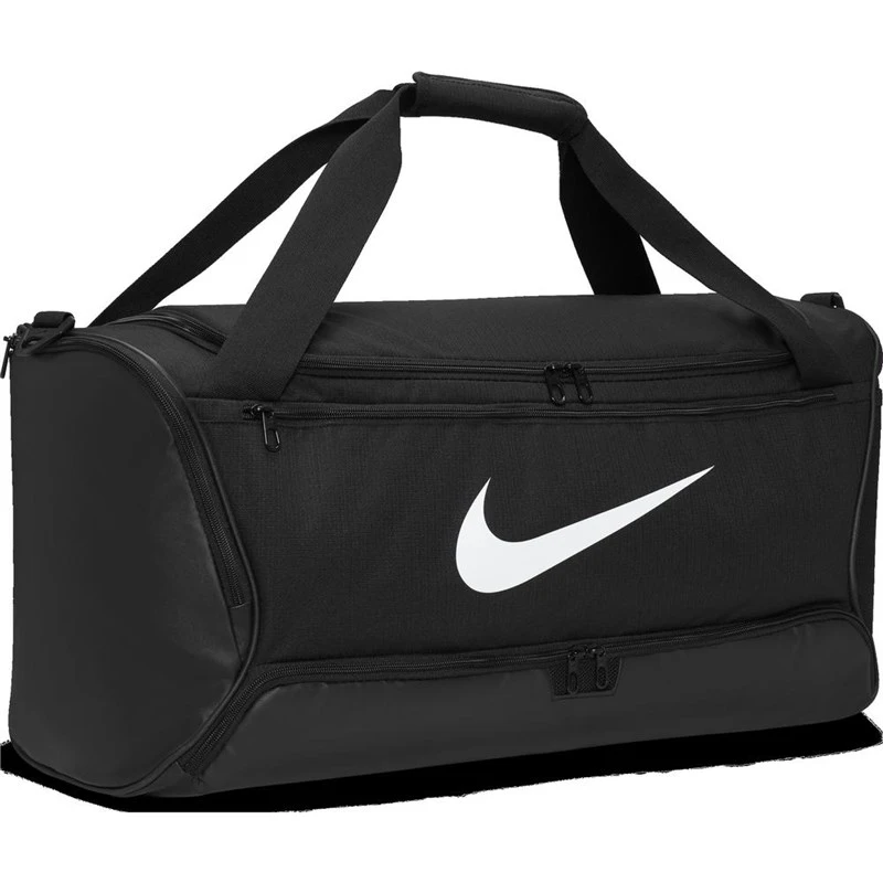 Nike Golf Brasilia 9.5 Training Duffle Bag Medium Black/White 1 Nike Golf Brasilia 9.5 Training Duffle Bag Medium Black/White