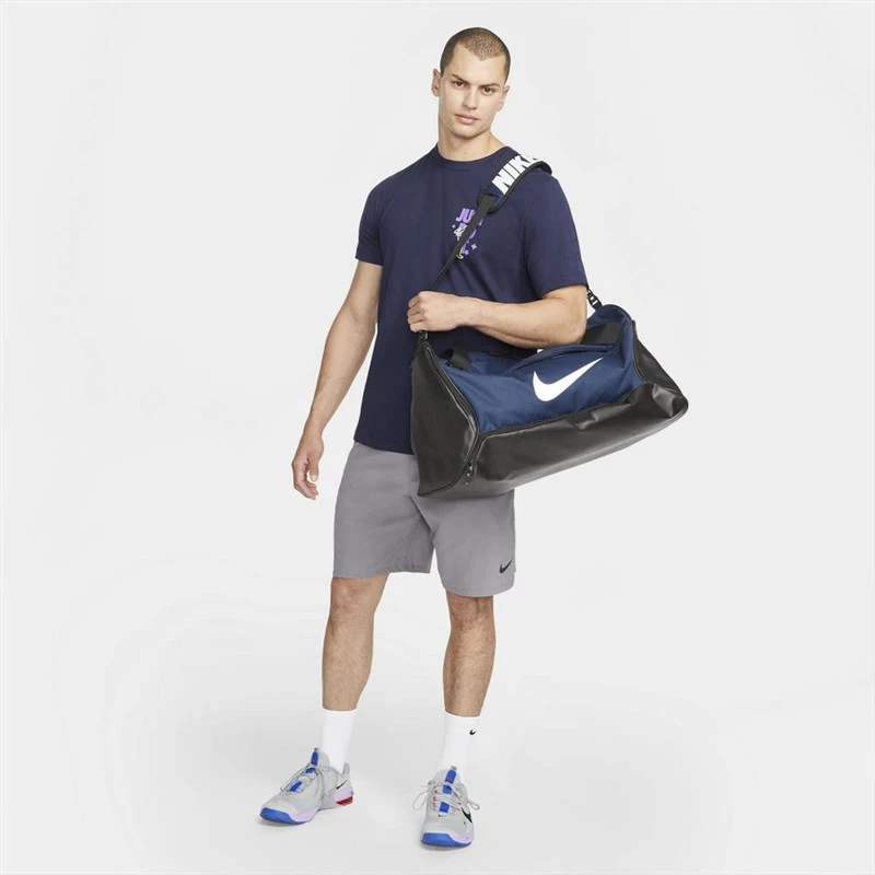 Nike Golf Brasilia 9.5 Training Duffle Bag Medium Midnight Navy/Black/White 11 Nike Golf Brasilia 9.5 Training Duffle Bag Medium Midnight Navy/Black/White - Image 11
