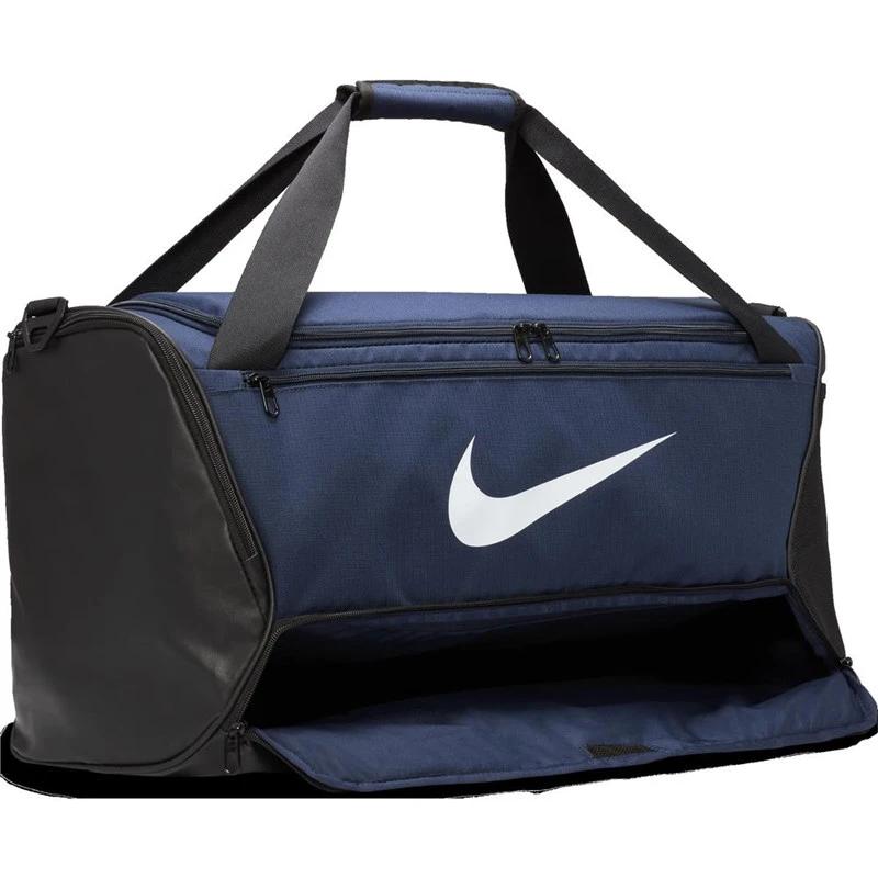 Nike Golf Brasilia 9.5 Training Duffle Bag Medium Midnight Navy/Black/White 1 Nike Golf Brasilia 9.5 Training Duffle Bag Medium Midnight Navy/Black/White