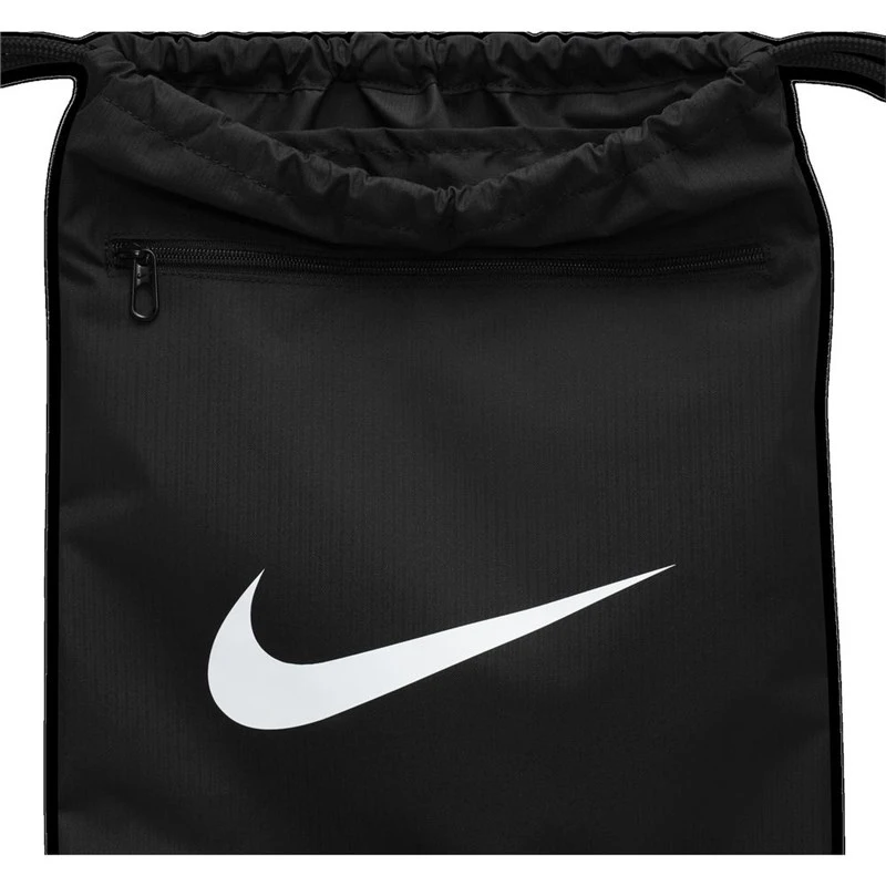 Nike Golf Brasilia 9.5 Training Gymsack 18L Black/White 3 Nike Golf Brasilia 9.5 Training Gymsack 18L Black/White - Image 3