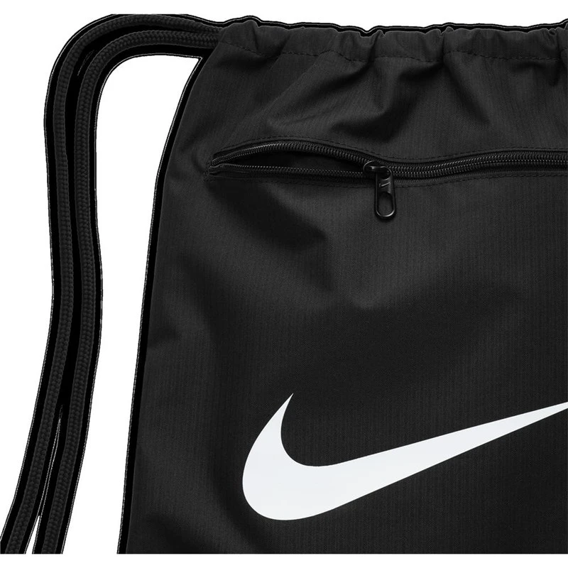 Nike Golf Brasilia 9.5 Training Gymsack 18L Black/White 4 Nike Golf Brasilia 9.5 Training Gymsack 18L Black/White - Image 4