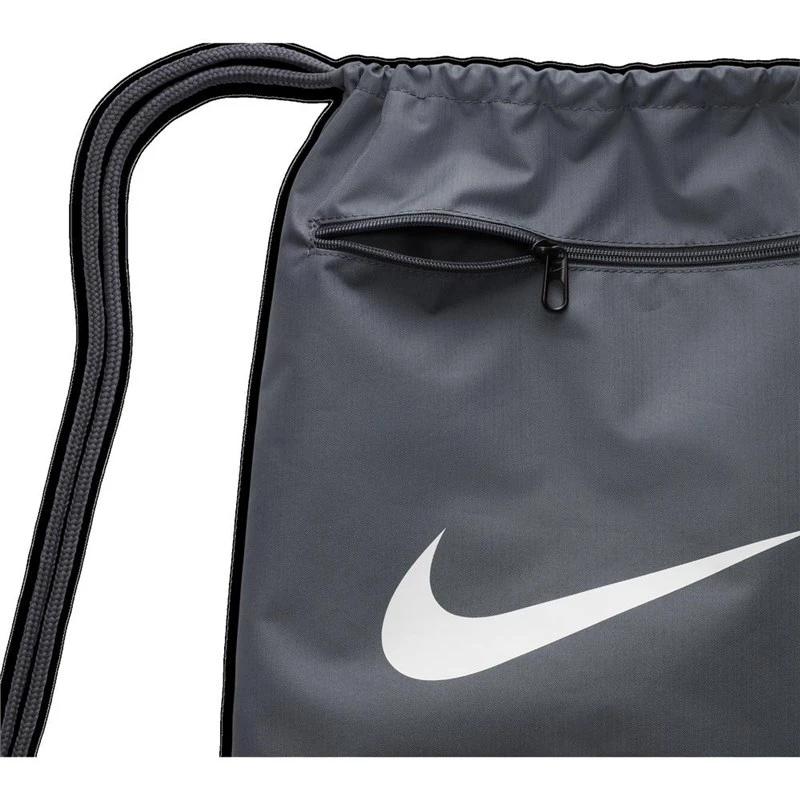 Nike Golf Brasilia 9.5 Training Gymsack 18L Flint Grey/Black/White 5 Nike Golf Brasilia 9.5 Training Gymsack 18L Flint Grey/Black/White - Image 5